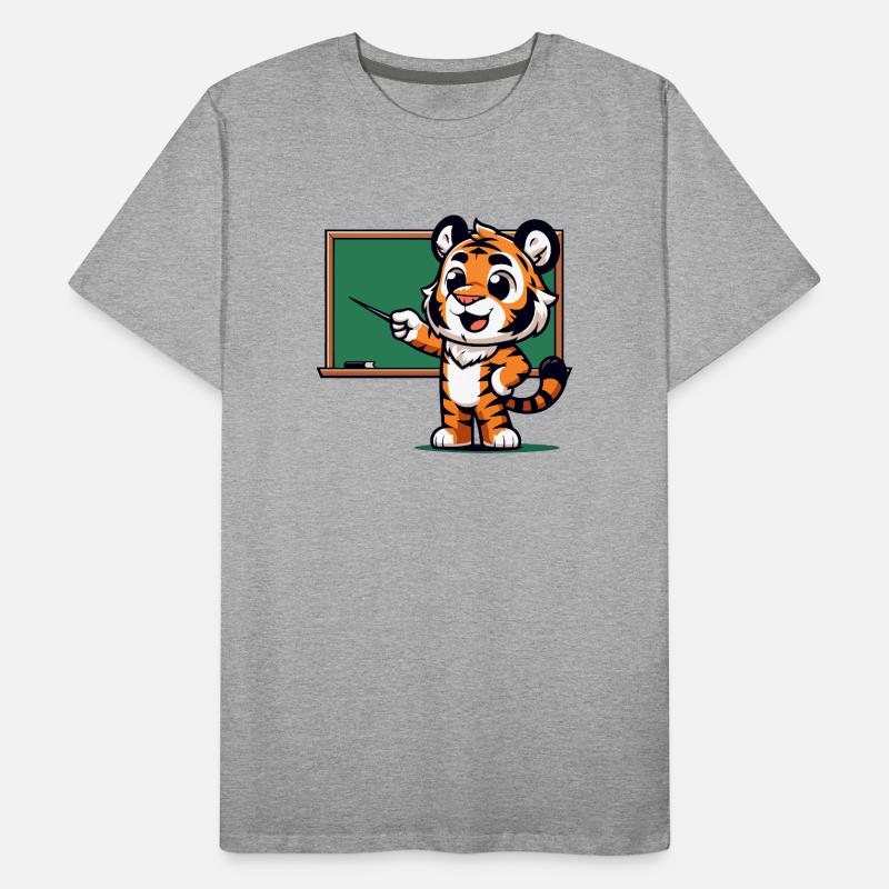 Professor Tiger's Class Men's Premium Organic T-Shirt
