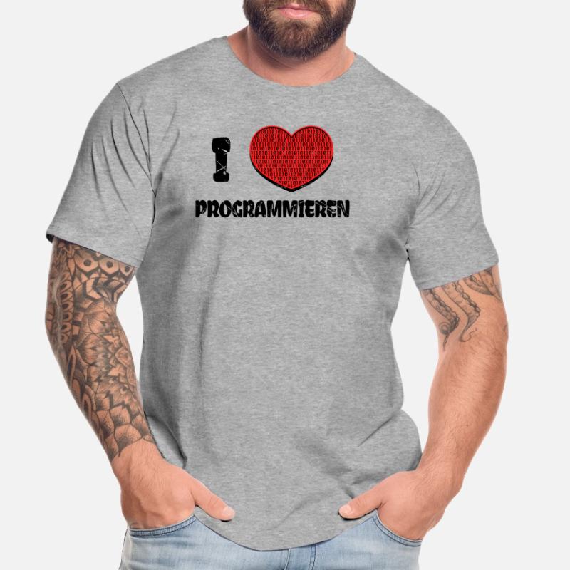 Developer Heart Web Developer Statement Computer Men's Premium Organic T-Shirt