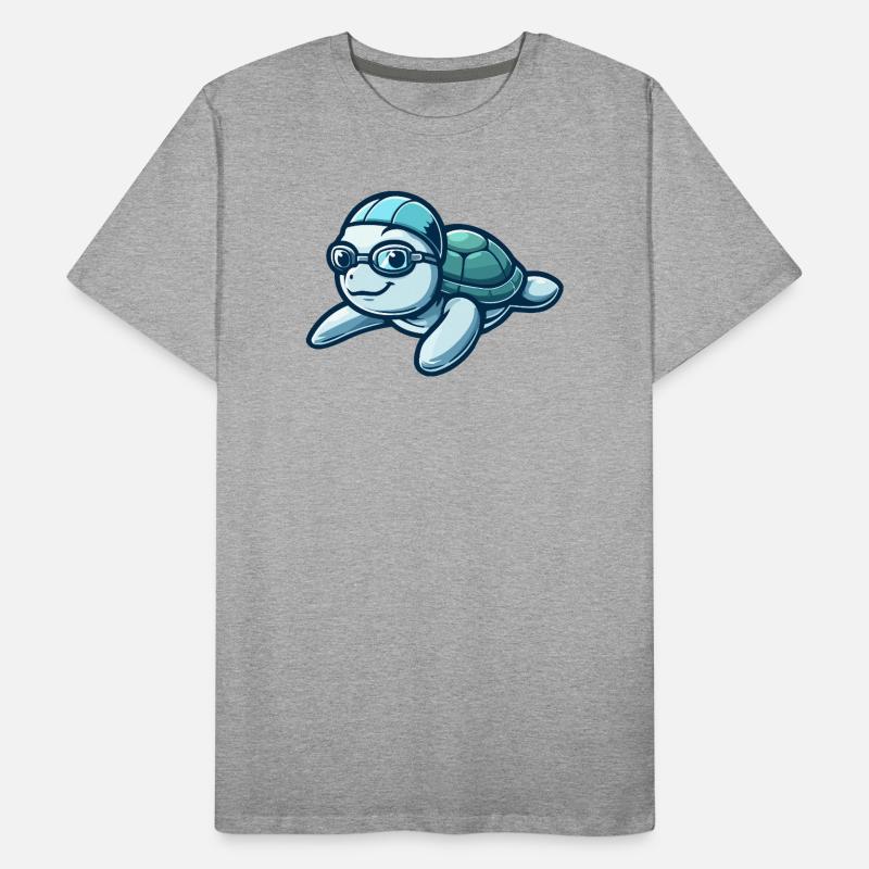 Learned Loggerhead: The Oceanic Scholar Men's Premium Organic T-Shirt