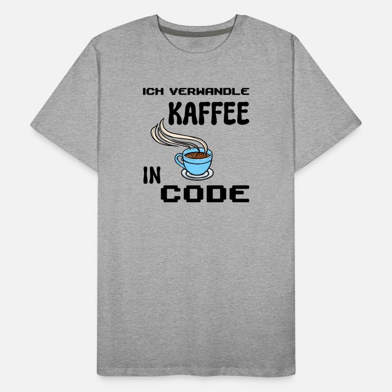 Coden Computerfreak Déclaration du développeur Nerd T-shirt bio Premium Homme