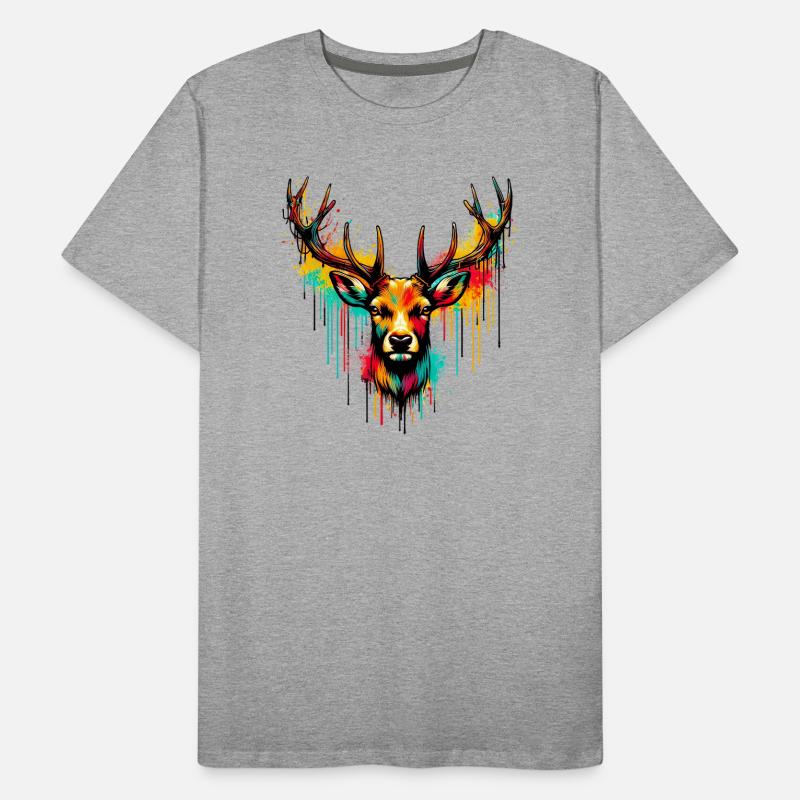 Cerf T-shirt bio Premium Homme