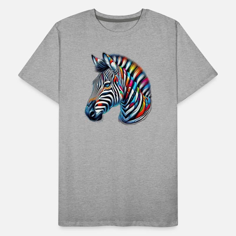 Zebra Männer Premium Bio T-Shirt