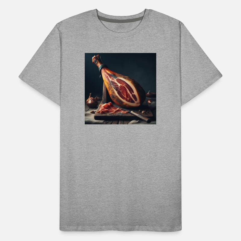Serrano ham leg Men's Premium Organic T-Shirt