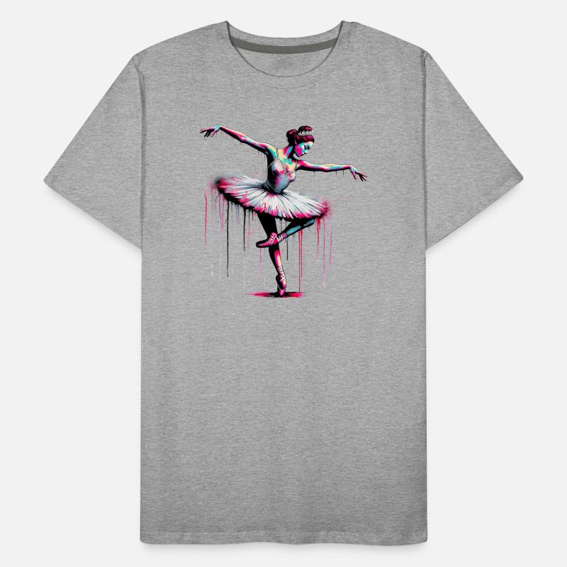 Danseuse de ballet avec tutu T-shirt bio Premium Homme