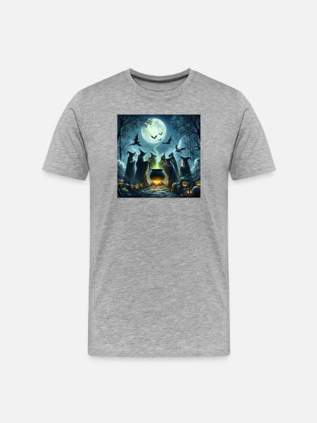Witches' Coven - Men's Premium Organic T-Shirt - heather grey