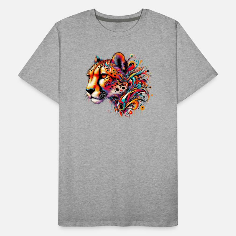 Cheetah Men's Premium Organic T-Shirt