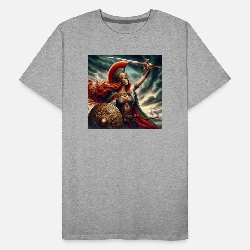 Die Macht eines keltischen Kriegers Männer Premium Bio T-Shirt