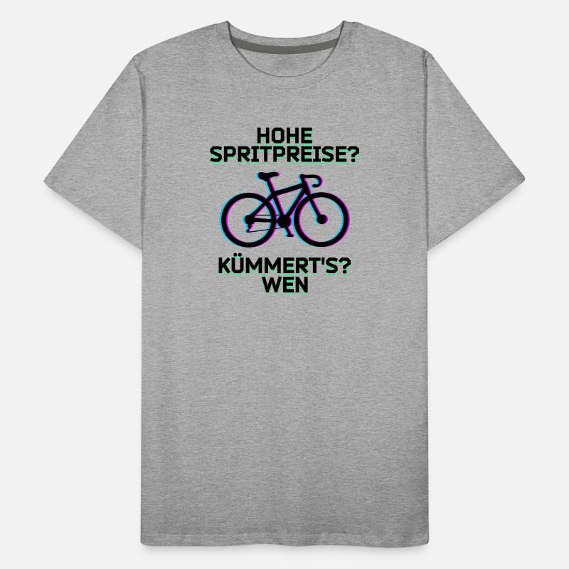 Refueling Bicycle Energy Statement Energy Storage Men's Premium Organic T-Shirt