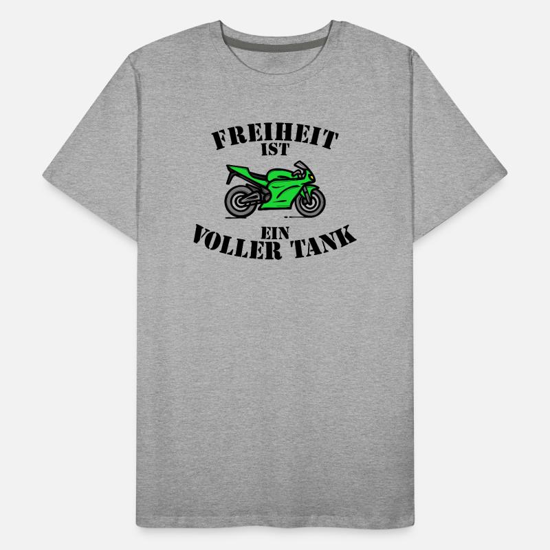 Engine Refueling Statement Diesel Gas Station Gasoline Men's Premium Organic T-Shirt