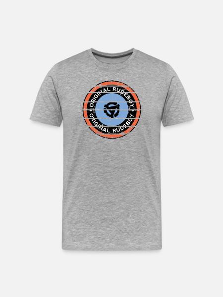 Original Rudeboy - Men's Premium Organic T-Shirt - heather grey