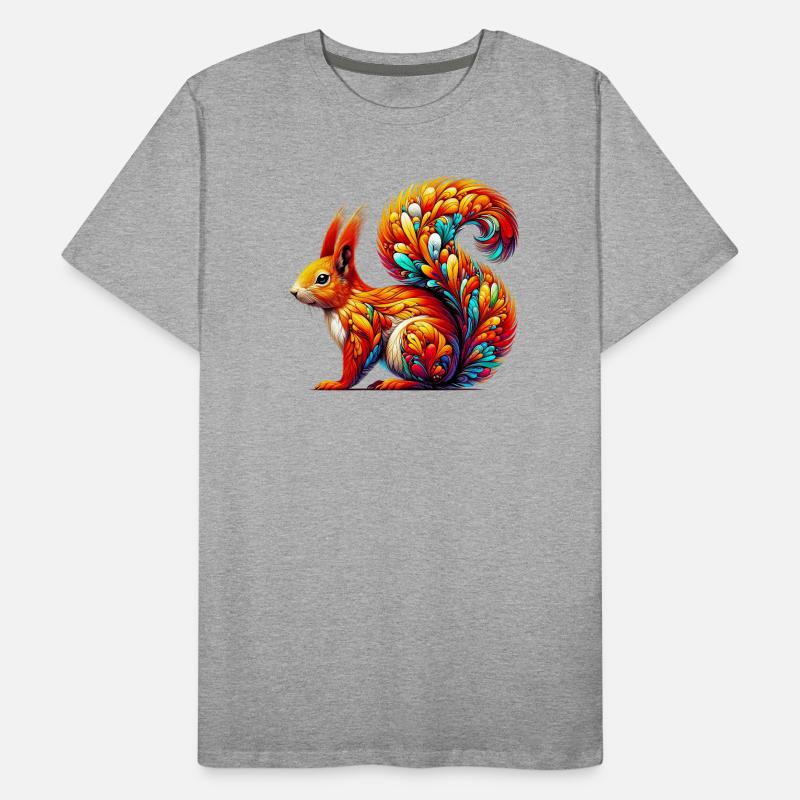 Écureuil T-shirt bio Premium Homme