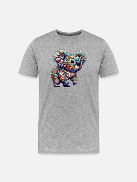 Koala - T-shirt bio Premium Homme - gris chiné