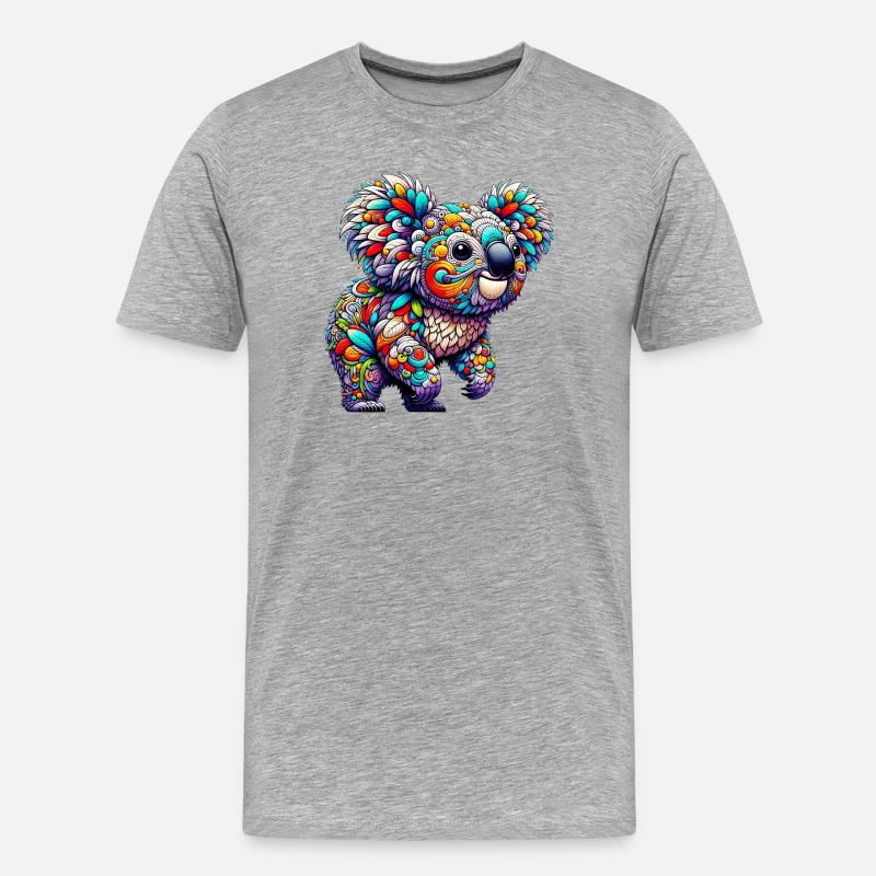 Koala - T-shirt bio Premium Homme - gris chiné