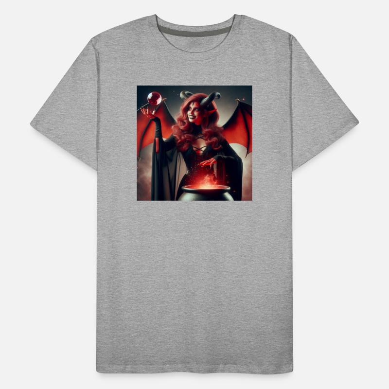 She-Devil Men's Premium Organic T-Shirt