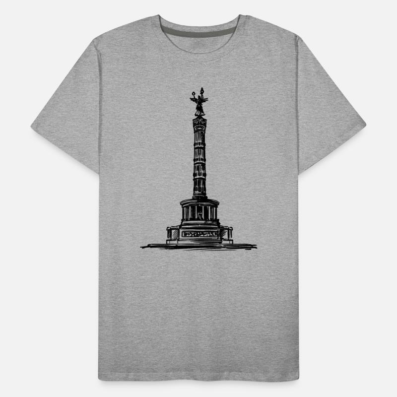 Berlin - Siegessäule/Goldelse Männer Premium Bio T-Shirt