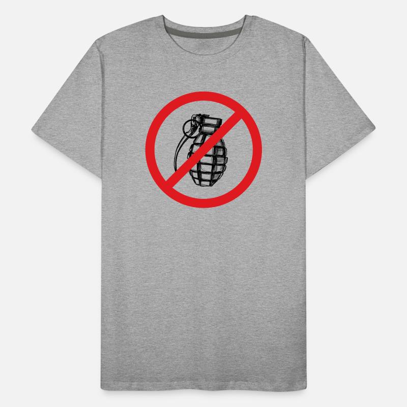 Stop War / Grenade interdite ! T-shirt bio Premium Homme