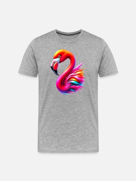 Flamant - T-shirt bio Premium Homme - gris chiné