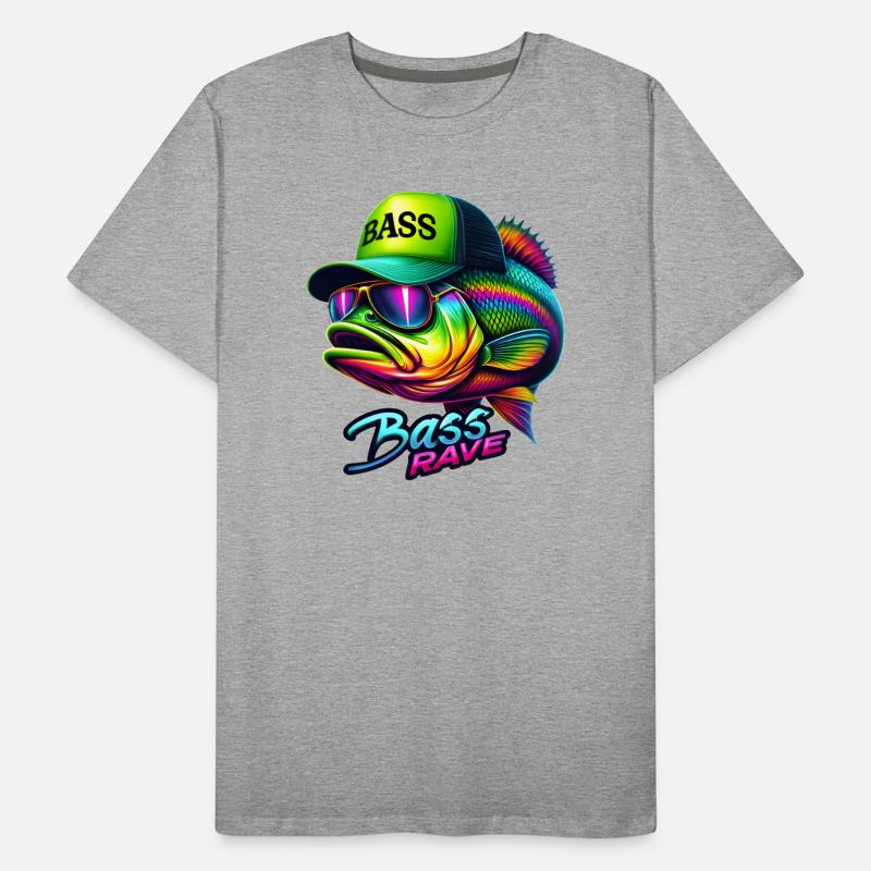 Rave de bar rayé T-shirt bio Premium Homme