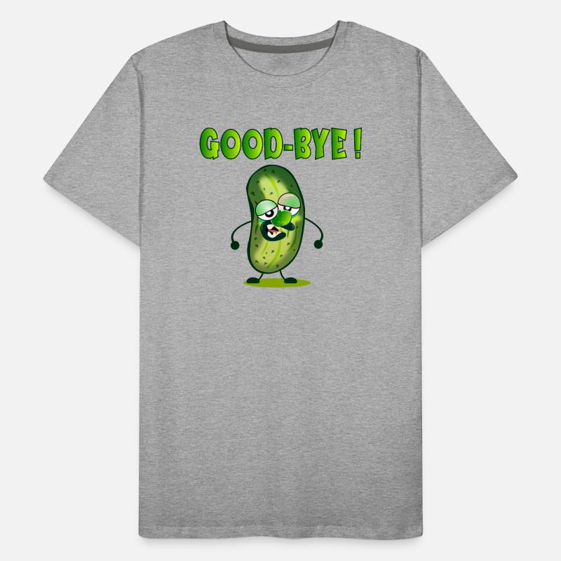 ABSCHIED AUF WIEDERSEHEN - GURKEN GURKEN Männer Premium Bio T-Shirt