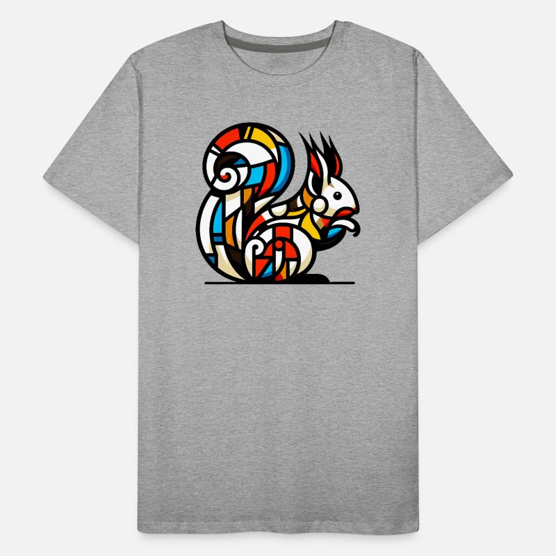 Squirrel Men's Premium Organic T-Shirt