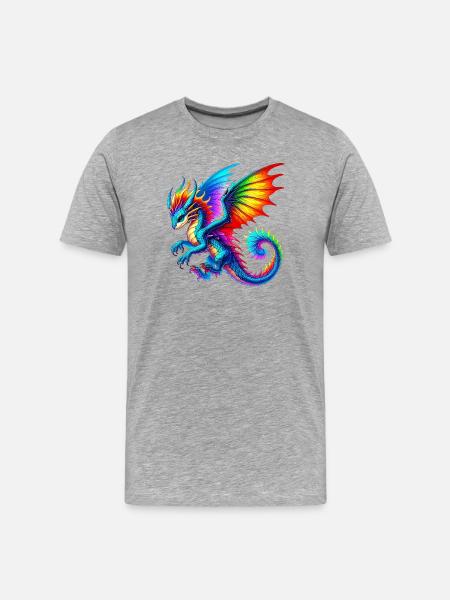 Dragon - T-shirt bio Premium Homme - gris chiné