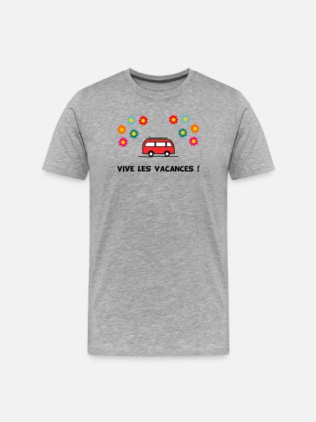 DAD. GRANDPA. FATHER'S DAY. MISTRESS. MASTER - Men's Premium Organic T-Shirt - heather grey