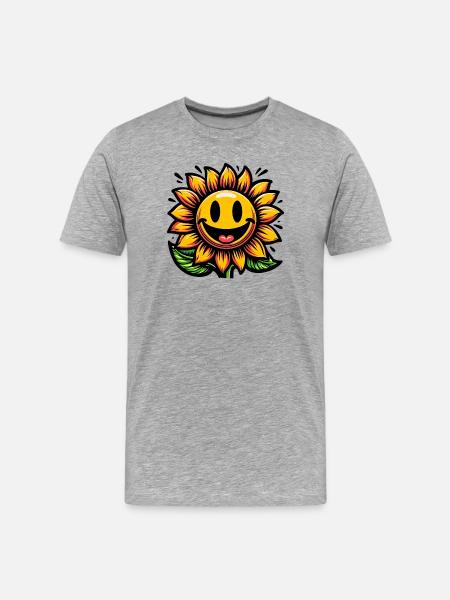 Sunflower - Men's Premium Organic T-Shirt - heather grey