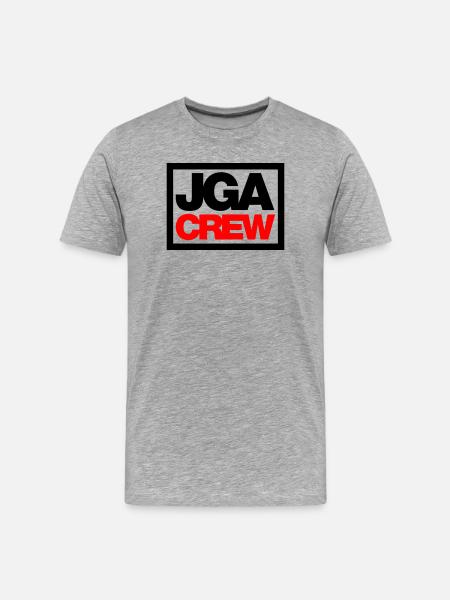 Bachelor Party Crew - Emblem - Men's Premium Organic T-Shirt - heather grey