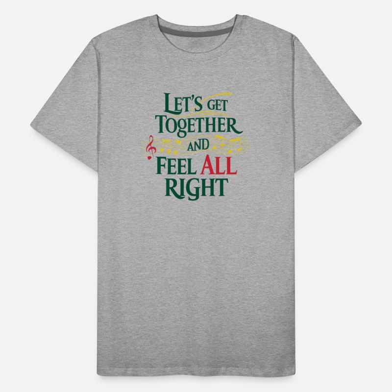 Let get ... Notes musicales T-shirt bio Premium Homme
