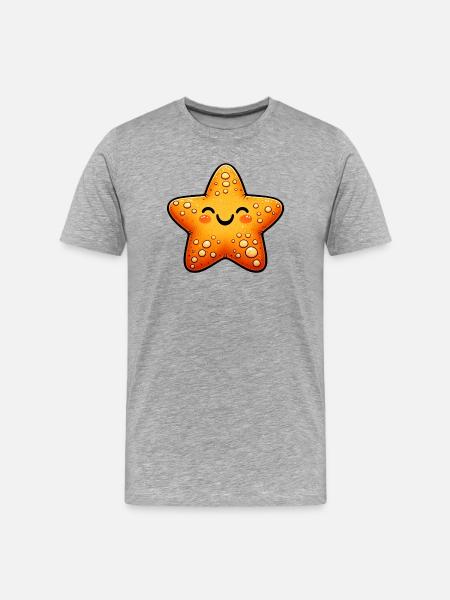 Starfish - Men's Premium Organic T-Shirt - heather grey