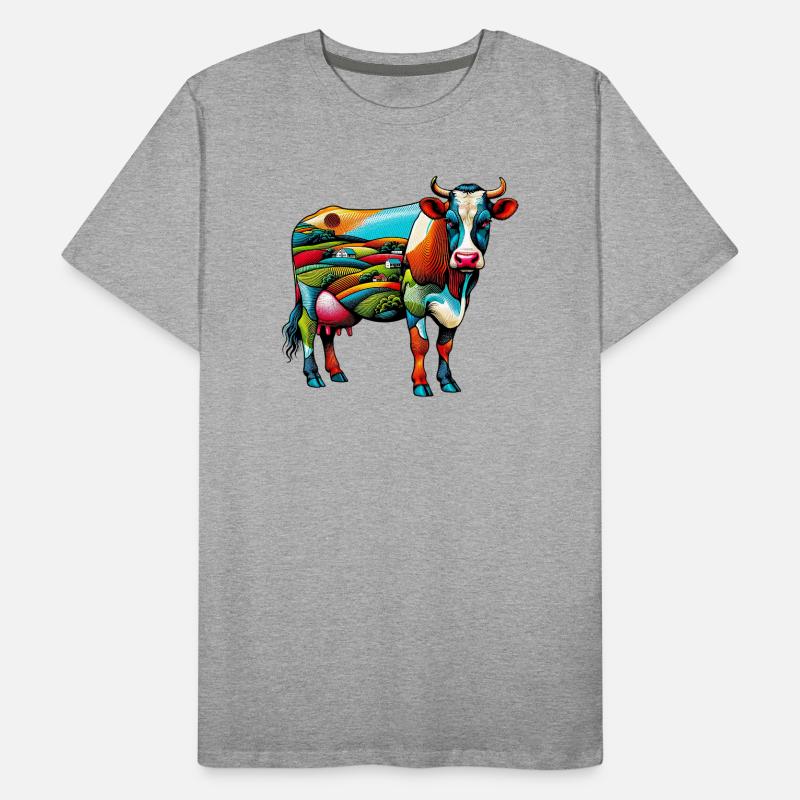 Kuh Männer Premium Bio T-Shirt