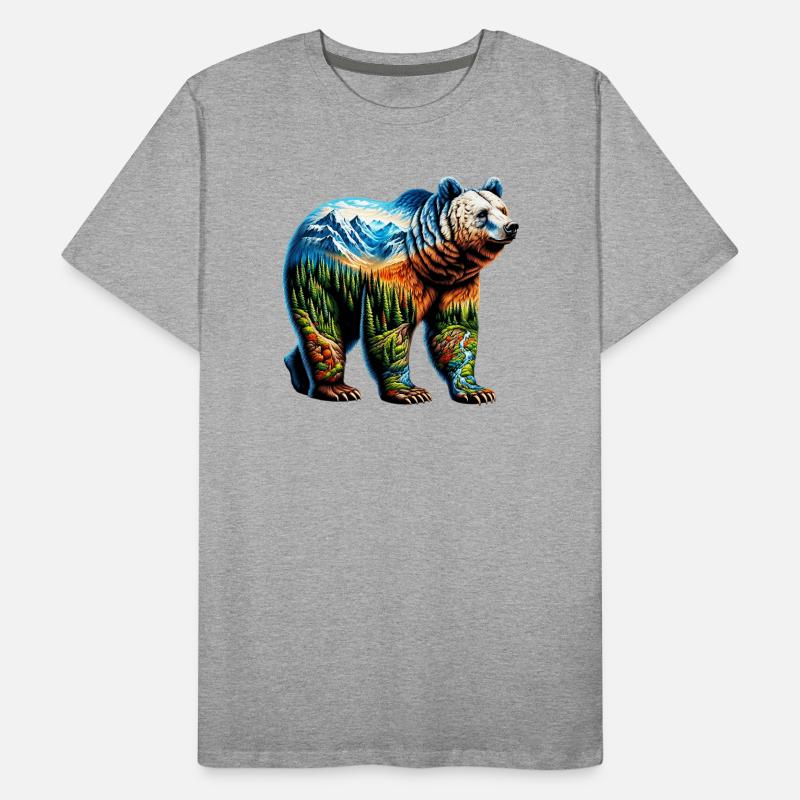 Bear Men's Premium Organic T-Shirt
