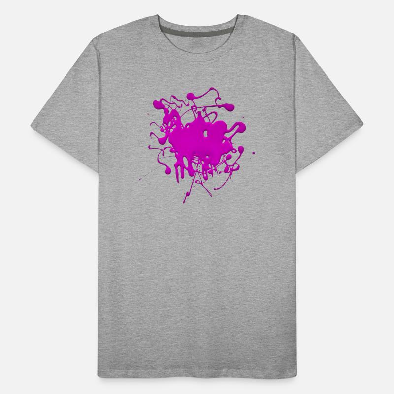 Rose.Éclaboussure T-shirt bio Premium Homme