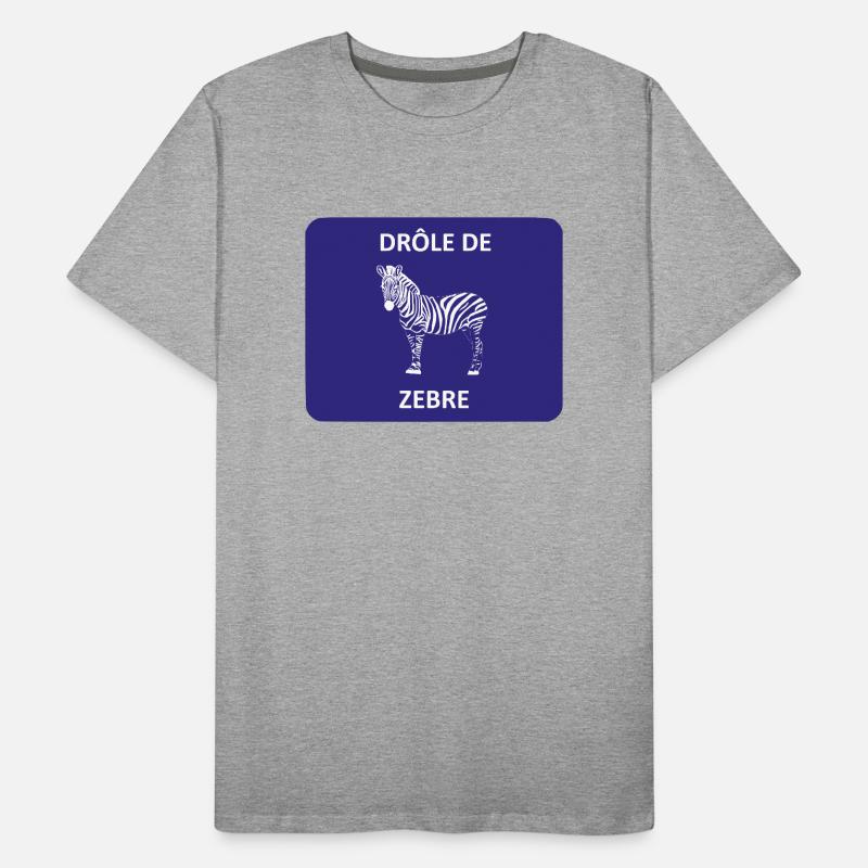 Strange zebra Men's Premium Organic T-Shirt