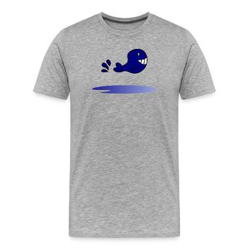 HOLIDAY. HAPPY HOLIDAYS. MISTRESS. MASTER. TEACHER - Men's Premium Organic T-Shirt - heather grey - Front - Damien (186cm)