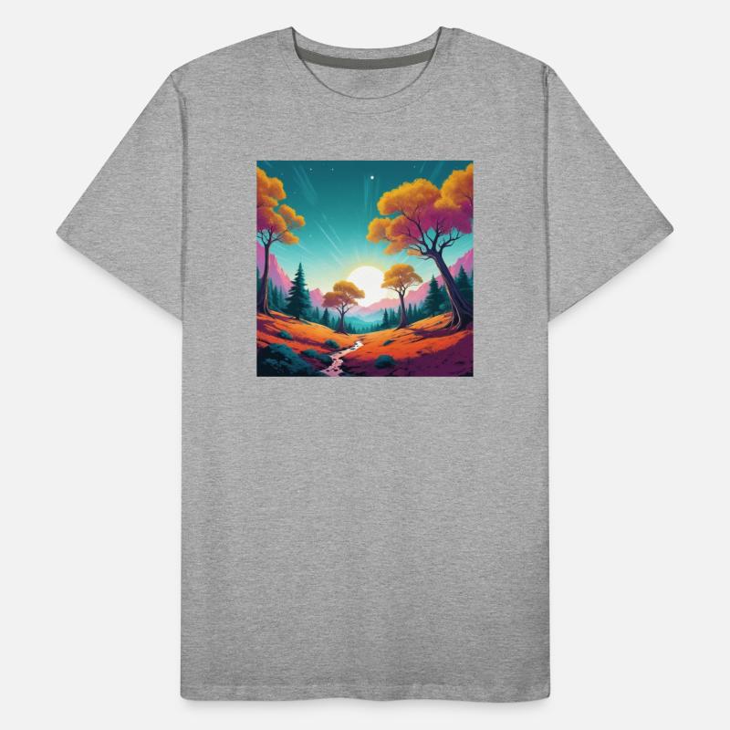 Sunset Men's Premium Organic T-Shirt