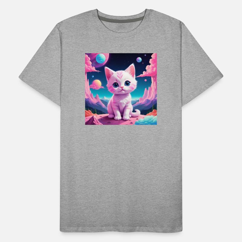 Kittens on foreign planets Men's Premium Organic T-Shirt
