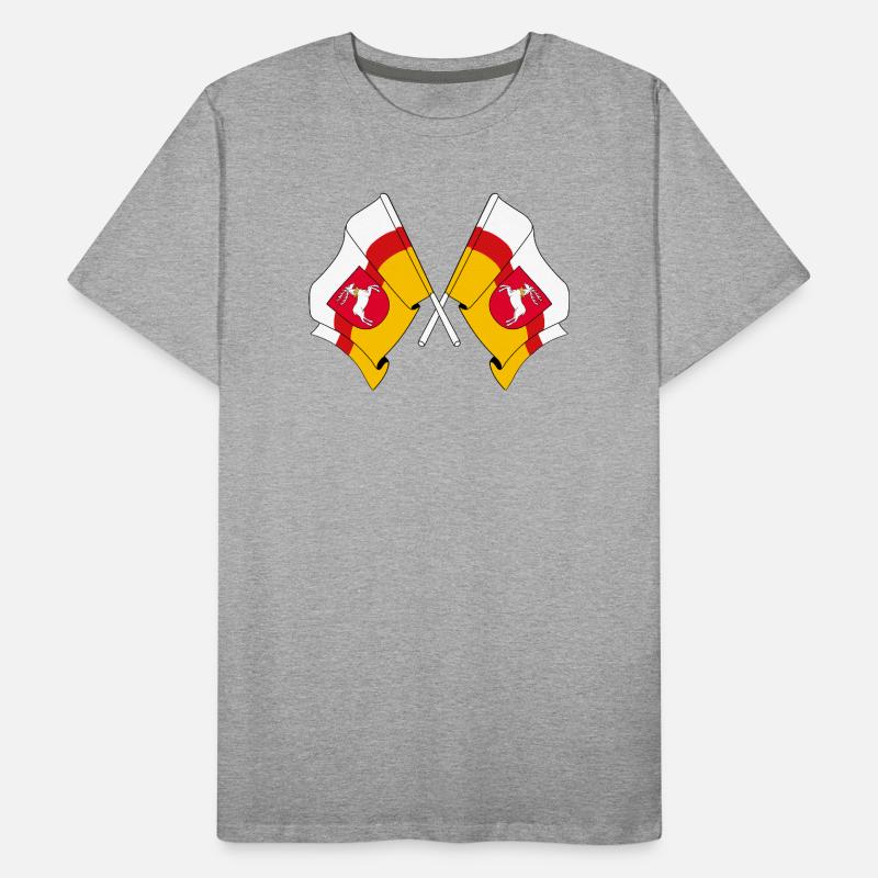 Two flags Lubin Men's Premium Organic T-Shirt