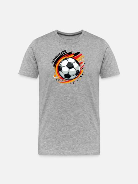 German football - Men's Premium Organic T-Shirt - heather grey