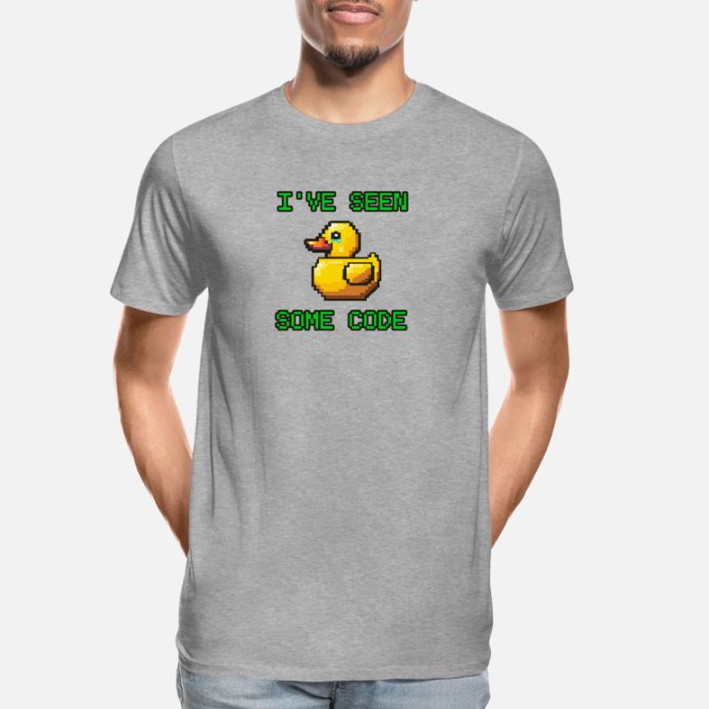Pixel Duck J’ai vu du code T-shirt bio Premium Homme