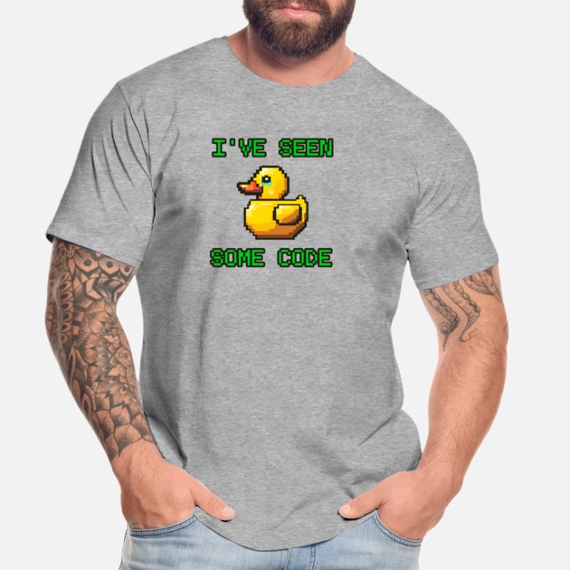 Pixel Duck I’ve Seen Some Code Men's Premium Organic T-Shirt