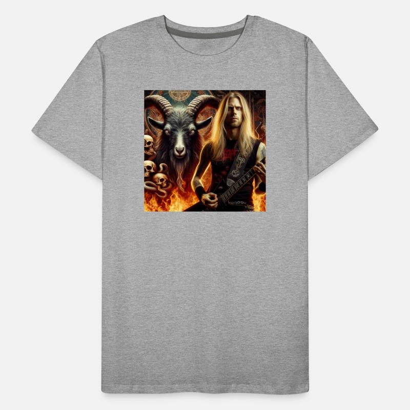 Guitariste infernal T-shirt bio Premium Homme