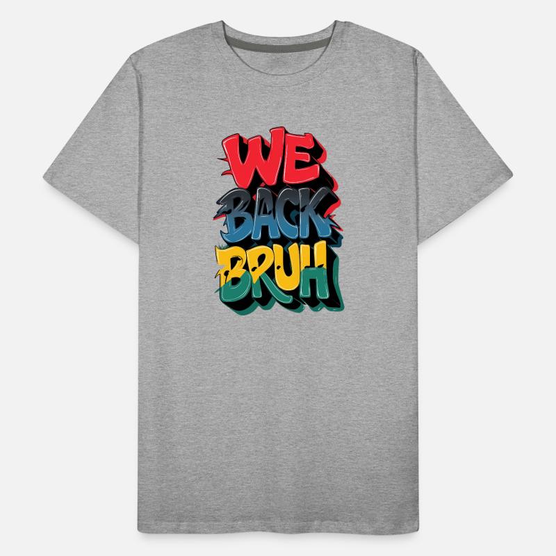 Graphic Text Revolution with Powerful Sentences Men's Premium Organic T-Shirt
