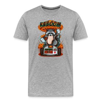 Ambulance Service - Fun Shirt Design - Men's Premium Organic T-Shirt - heather grey - Front - Damien (186cm)