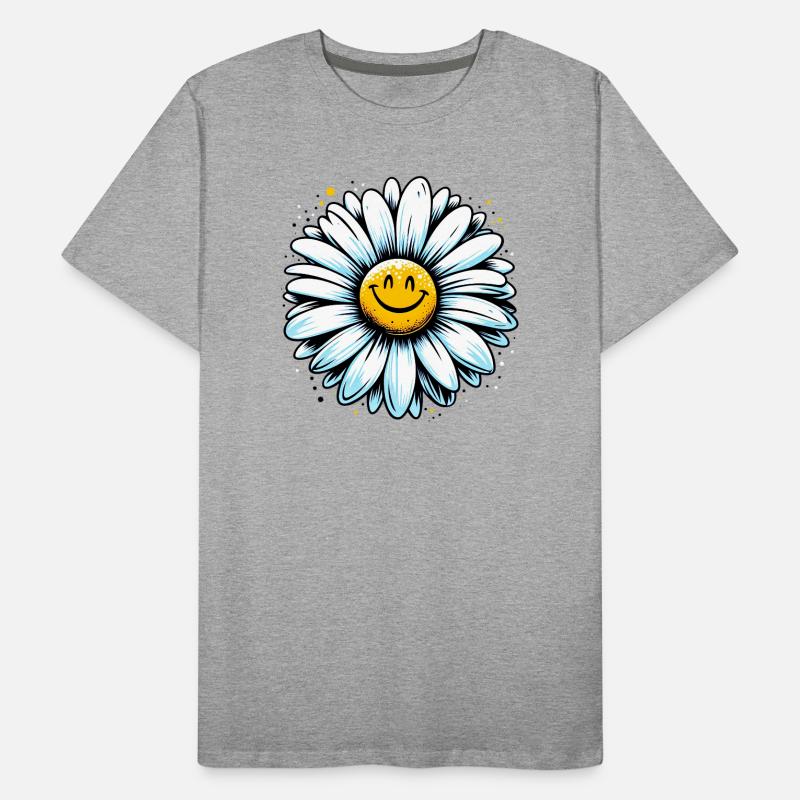 Gänseblümchen Männer Premium Bio T-Shirt