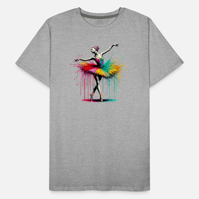 Danseuse de ballet avec tutu T-shirt bio Premium Homme