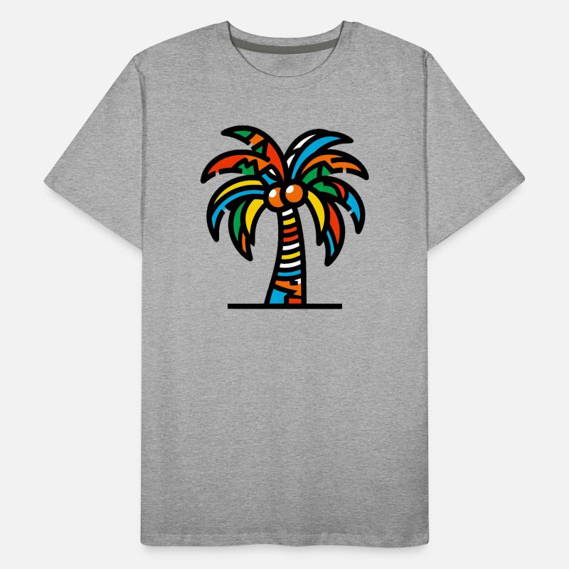 Palm tree Men's Premium Organic T-Shirt