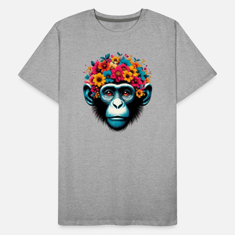 Singe T-shirt bio Premium Homme