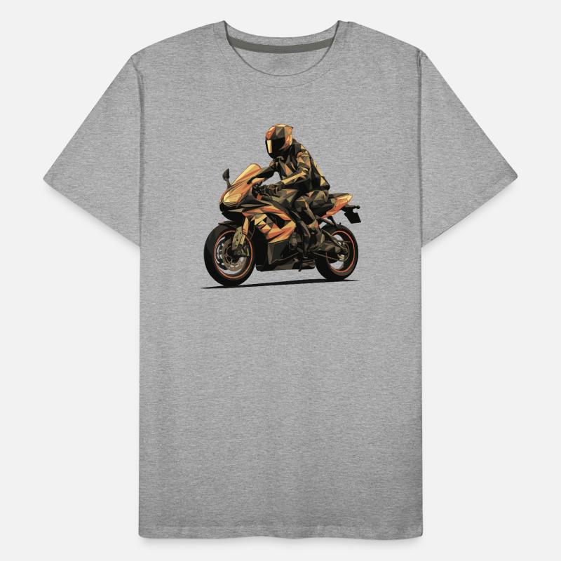 Le motard T-shirt bio Premium Homme