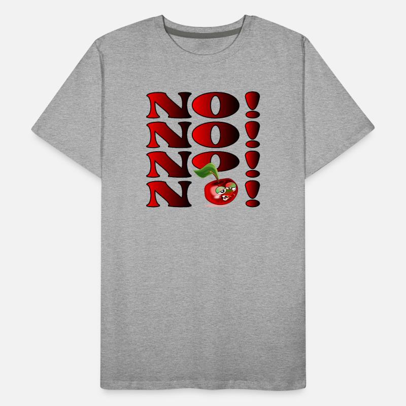 ANSWER NO - EMOTIONAL CHERRY Men's Premium Organic T-Shirt